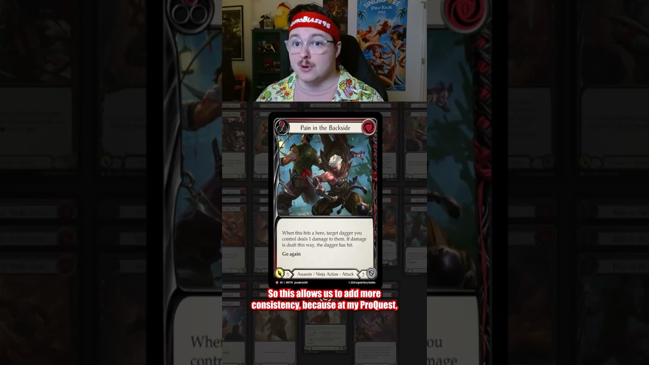 Causing opponent's Pain in the Backside | Flesh and Blood TCG