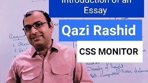 05 How to write introduction of essay #essay #pms2019 #css2021 #pms #CSS2021 #essaywriting #cssessay
