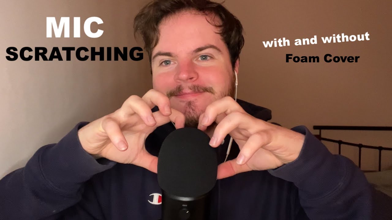 FAST & AGGRESSIVE ASMR MIC SCRATCHING with and without Foam Cover - YouTube