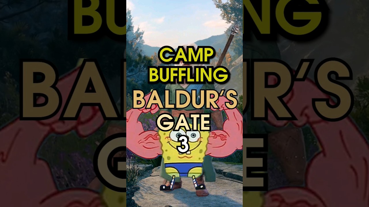 Сборка лагеря BUFFLING для Baldur's Gate 3 за 1 минуту — Волшебник/Жрец/Разбойник 
