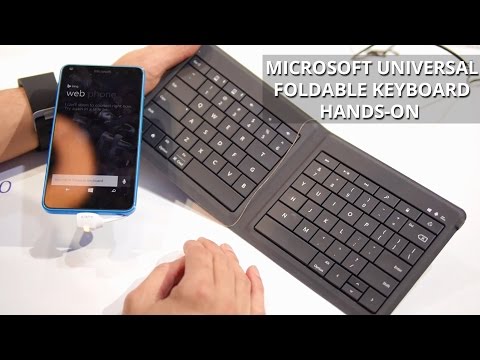 Microsoft Universal Foldable Keyboard hands-on