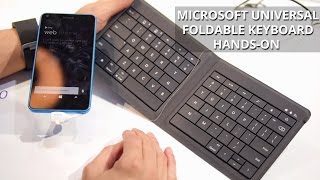 Microsoft Universal Foldable Keyboard hands-on