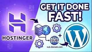 setup wordpress subdomain in hostinger
