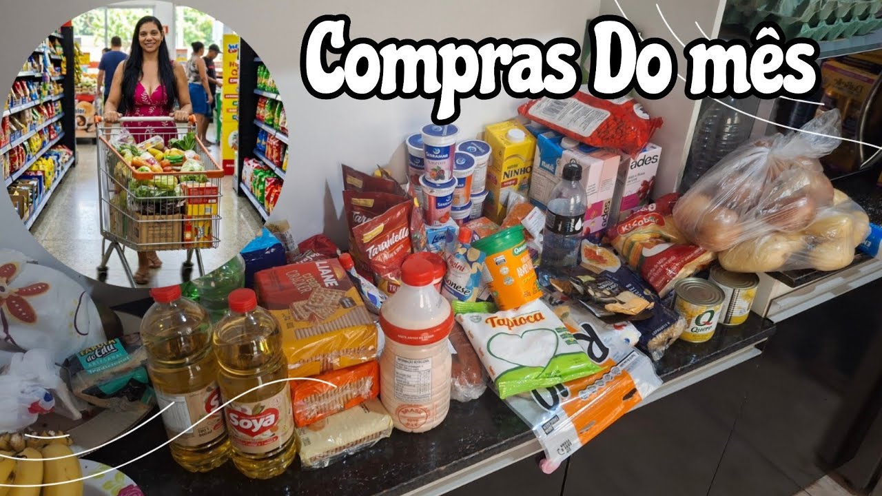 COMPRAS DO MÊS PARA O LAR |🛒 FIQUEI CHOCADA COM O PREÇO 🤑😱