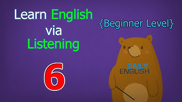 Learn English via Listening Beginner Level | Lesson 6 | My First Pet