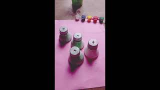 DIY cute planter 🌷 easy craft ⚘️