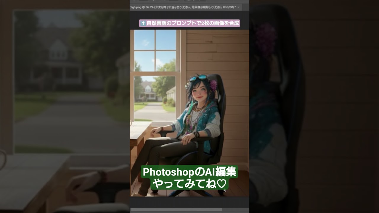 Photoship2026にnanobananaAIが搭載!使える小技 (楽曲は関連動画で配信中🎶) #shorts