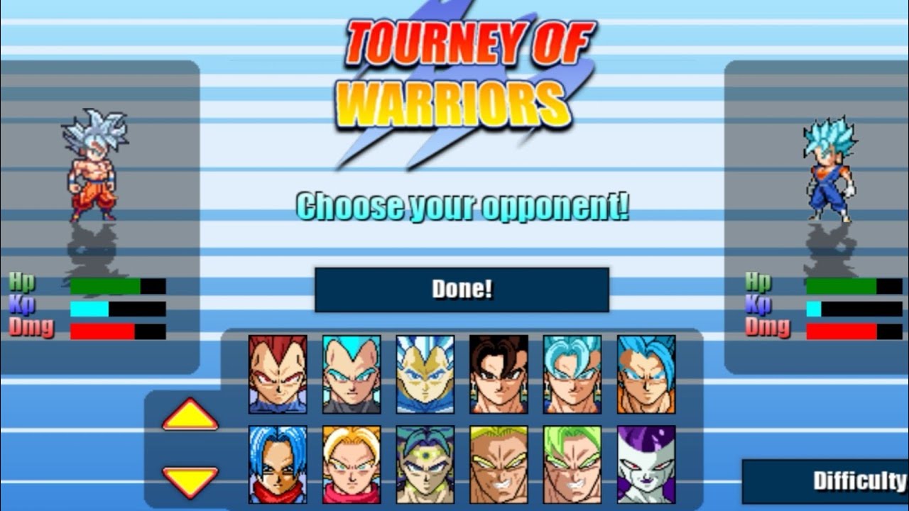 Dragon Ball Z Ultra Saiyan: Tourney of warriors APK para Android - Download