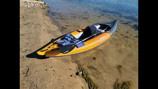 My NEW Kayak  A Review of the Aquaglide Deschutes 110 Inflatable Kayak  PERFECT for travelers