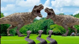 T-Rex Chase dinosaur Jurassic world full video 📸 #trex#trexdinosaur#jurassicworld#vairalvideo#video