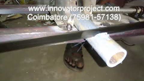 Double side hacksaw cutting by scotch yoke mechanism / Double Acting hacksaw using Scotch Mechanism