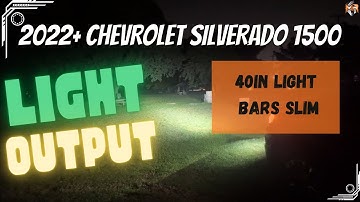 2022+ Chevrolet Silverado 1500 Light Output Light Bar SLIM | M&R Automotive