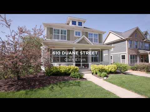 610 Duane Street, Glen Ellyn, IL home video tour