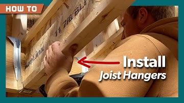 How to Install Joist Hangers on a Deck | Building a Deck