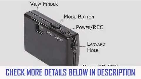 ZTCOO Mini Sport Dv 5MP HD Digital Video Camera Recorder Hidden Cam DV 1280 x 960 Resolutionwith 8GB