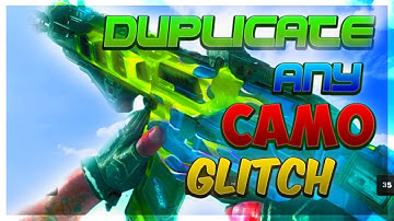 BO4 Glitches - GET/DUPLICATE ANY REACTIVE CAMO ON ANY WEAPON! - AFTER PATCH 1.07