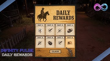Redm Script - Infinity Pulse Daily Rewards - VORP / RSGCore / Bridge Standalone Frameworks RDR2