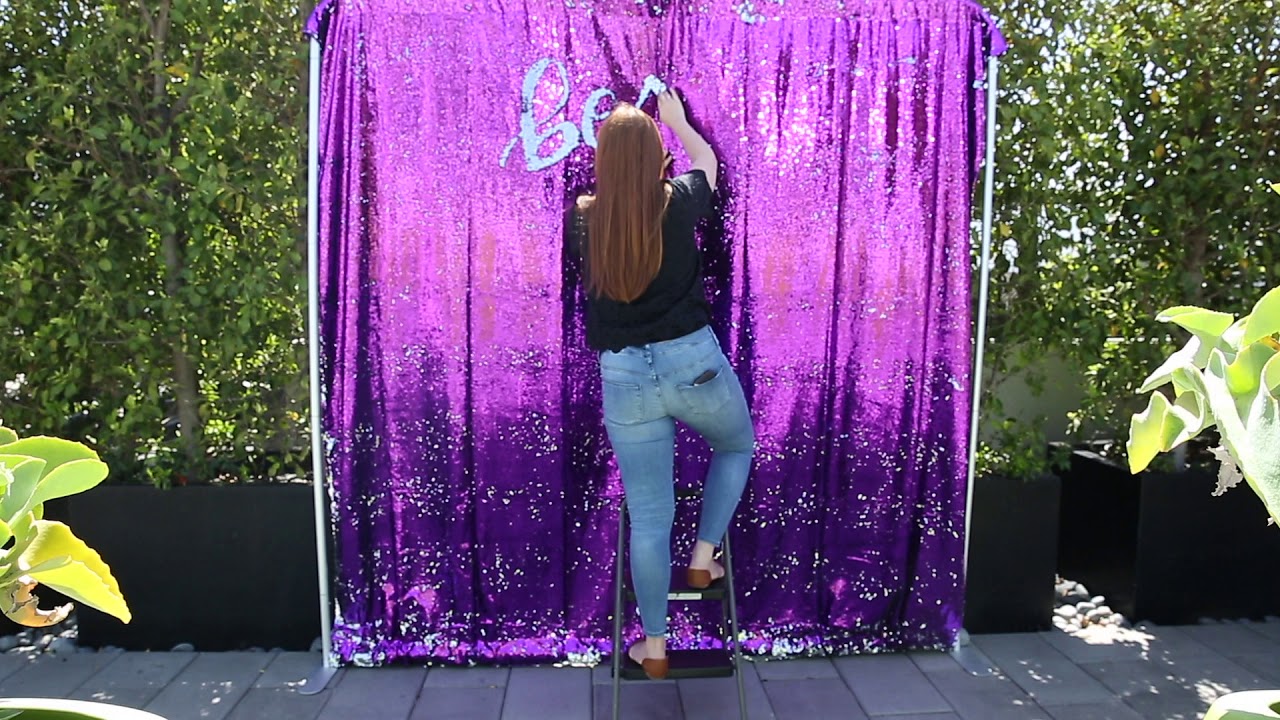 Sequin Backdrop Inspiration | Photo Booth Business