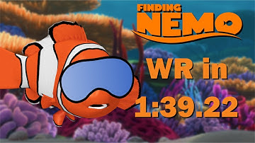 Finding Nemo Blindfolded IL Speedrun! Going To School in 1:39.22