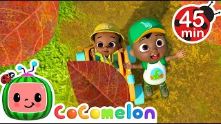 can cody catch the leaves cody and friends sing with cocomelon