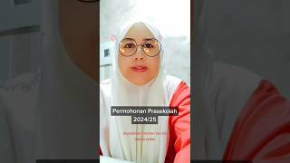 Info Permohonan Kemasukan ke Prasekolah