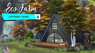 Modern Eco Farm 🌱 Cottage Living | Stop Motion build | The Sims 4 | NO CC