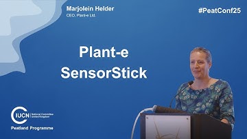 #PeatConf25 | Marjolein Helder: Plant-e SensorStick