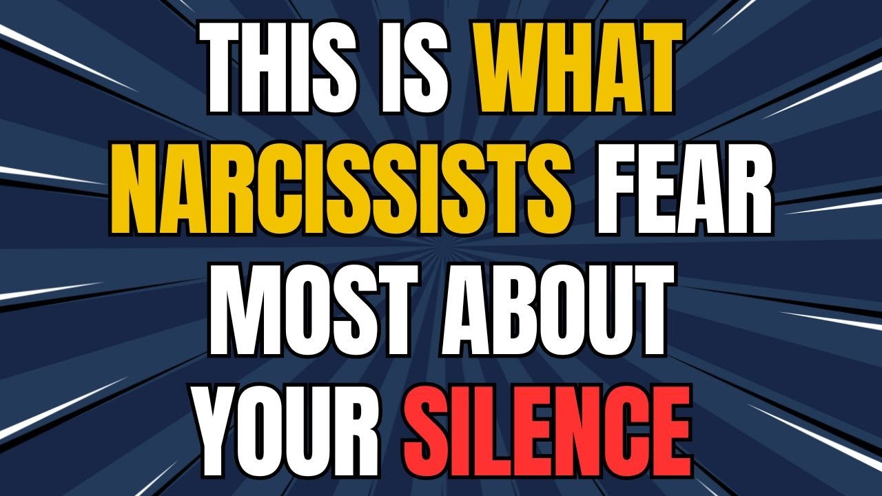 This Is What Narcissists Fear Most About Your Silence |NPD| narcissist ...