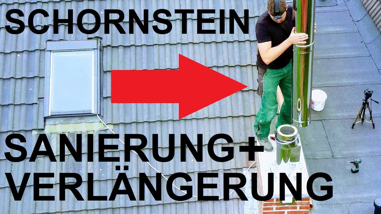 Update SCHORNSTEIN SANIERUNG+VERLÄNGERUNG KOMPLETT: EDELSTAHLKAMIN selber einbauen,selbst montieren/umbauen