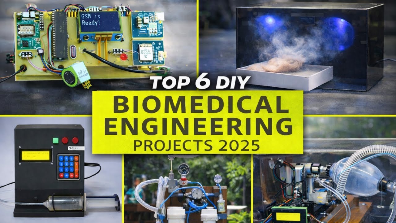 Top 6 DIY Biomedical Engineering Projects | Nevon Projects - YouTube