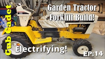 Cub Cadet Forklift Build, EP:14, Starting, Ignition and Charging Circuits