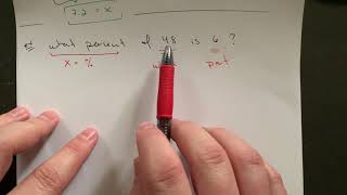 MA 105 Sec 7.2 Solving Percent Problems with Equations Part 2