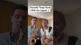 Piazzolla Tango Etude with the Saxophone Legend Claude Delangle