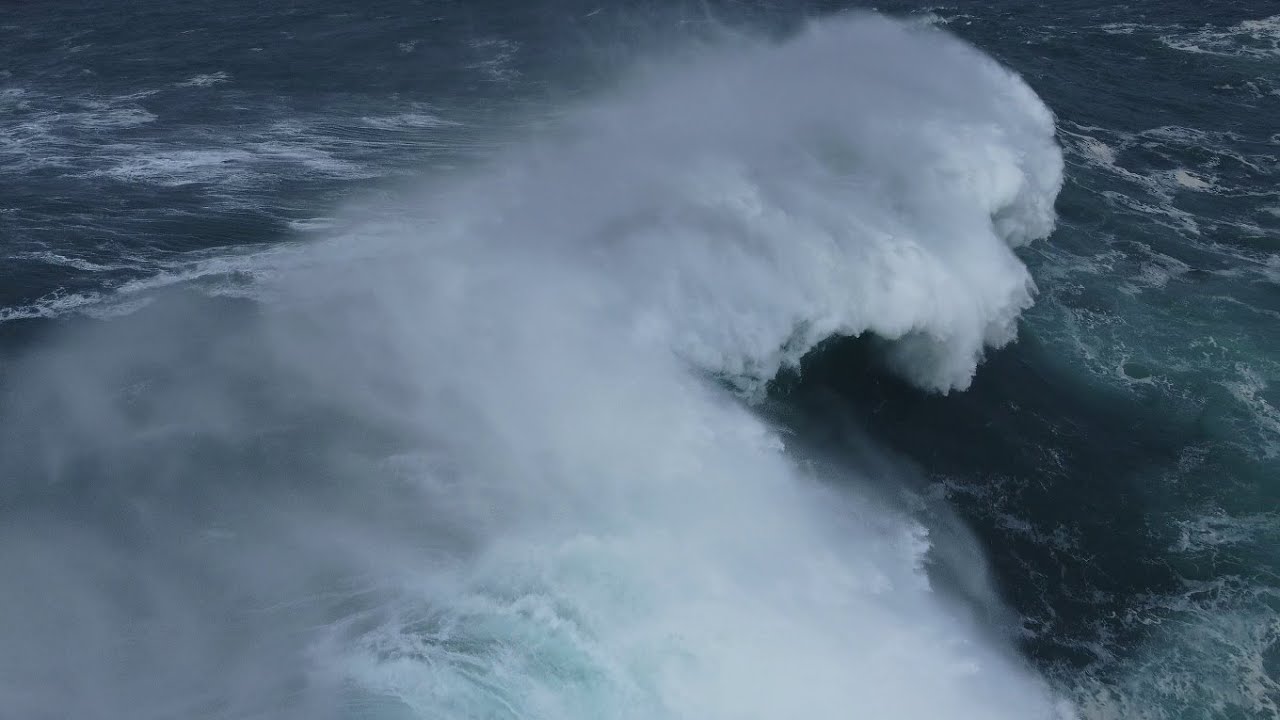 Temporal Meirás, Galicia | Grandes Olas a vista de dron | DJI MINI 2