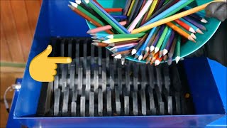 DESTROYING PENCILS | SHREDDING screenshot 5