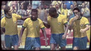 World Cup 1970 - Quarter Finals - Brazil 6x1 Peru