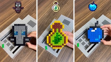Crafting Minecraft Impossible items BUT Lego!