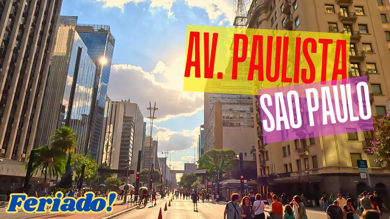 🇧🇷 Многолюдный проспект Паулиста в праздничные дни | Другая Паулиста
