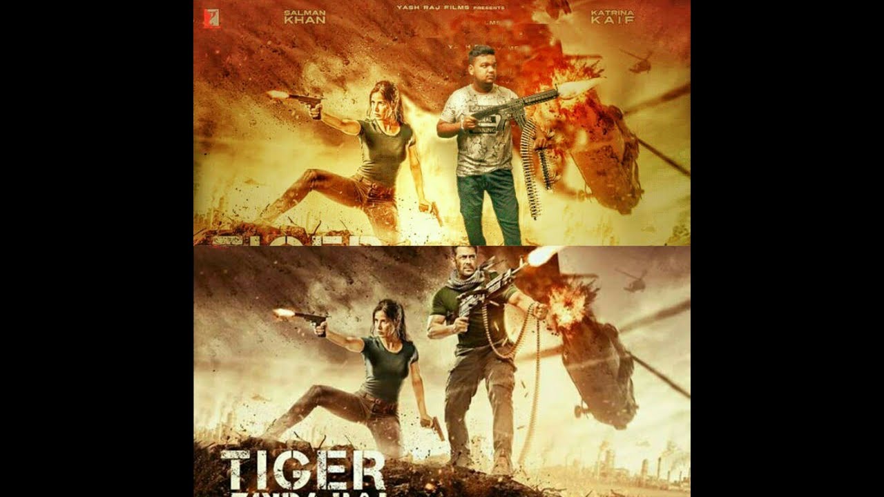 Tiger Zinda He Poster PICSART Editing Snapseed YouTube