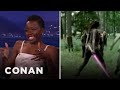 Danai Gurira Kicks Even More Ass With A Lightsaber | CONAN on TBS