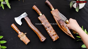 Full Bộ Dao Rìu Đi Rừng - Lựa Chọn Số 1 Trong Những Chuyến Đi Xa - HÀNG CHUẨN CỦA HTX DAO PHÚC SEN