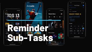 iOS 13 - How to Create Reminder Sub-Tasks screenshot 3