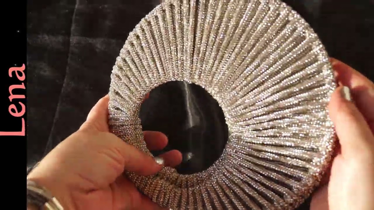 𝗠𝗮𝗰𝗿𝗮𝗺𝗲 with 𝗟𝗲𝗻𝗮 Rhinestone moon bag Makramee Tasche 💎 сумка из стразового шнура 💎borsa bolsa çanta