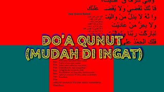 Do'a QUNUT dan terjemahannya ''lengkap''