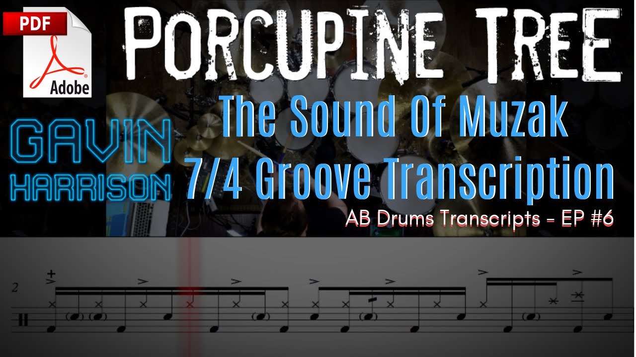 Download AB Drums Transcripts EP #6 - Gavin Harrison: The Sound Of Muzak Groove
