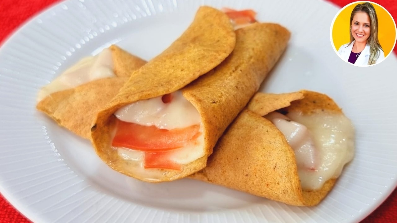 SUBSTITUA O PÃO em 5 MIN, quase ZERO CARBOIDRATOS! Rico em Proteínas e Fibras (Sem Glúten) 