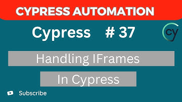 Cypress Tutorial #37 – How to Handle IFrames in Cypress (Step-by-Step)