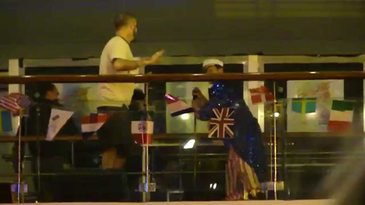 Backstreet Boys Cruise - AJ and Brian Dance-Off