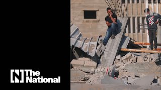 Palestinians reveal terror of building collapse
