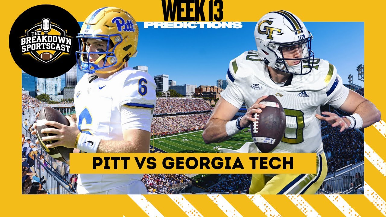 Pitt VS Georgia Tech - Which Team Punches Their Ticket To The ACC ...